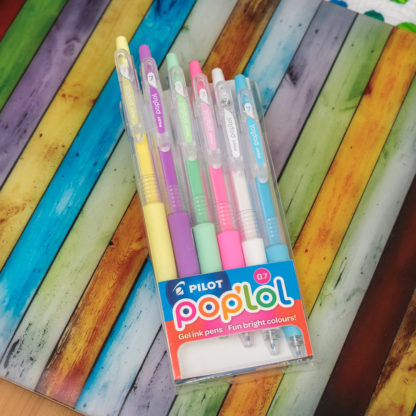 Pilot Pop'lol (Juice) Gel Pen 0.7mm (Set of 6) – Pastel