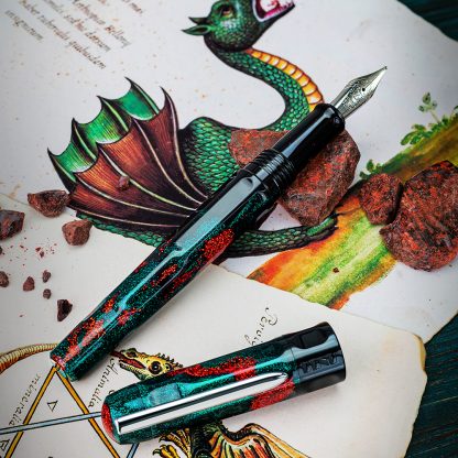 Benu Talisman Fountain Pen – Dragon's Blood